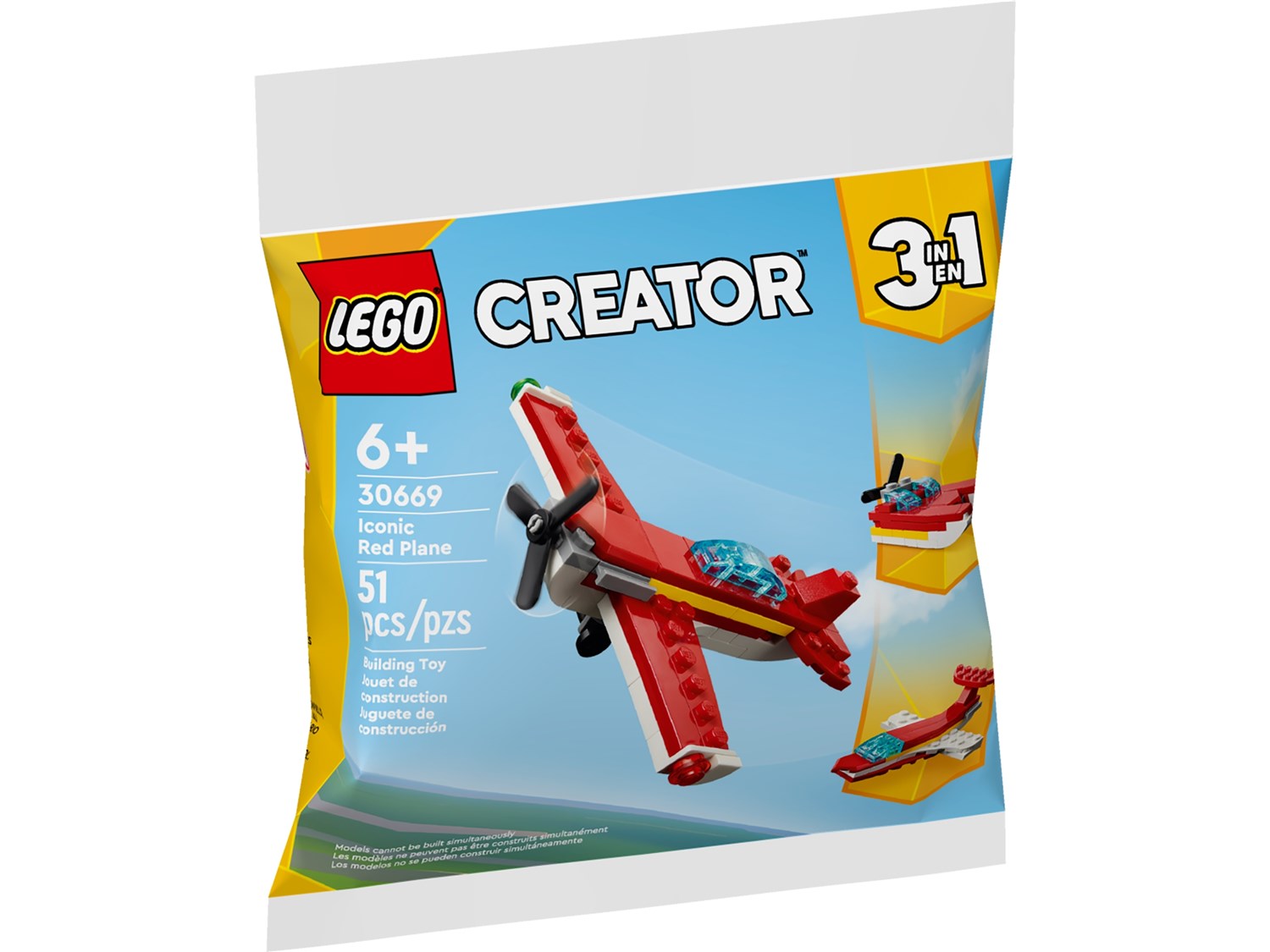 LEGO Röd fluga 3-i-1
