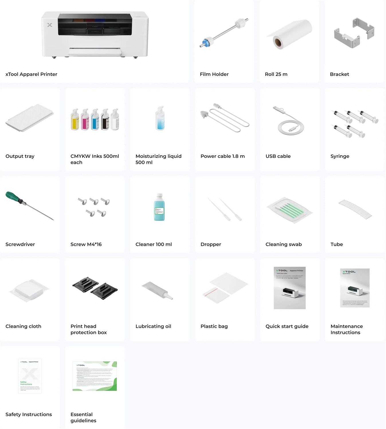 xTool Apparel Printer Versatile Bundle