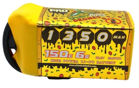 6s 1350mAh -150C - SpeedyPizzaDrones Pro XT60
