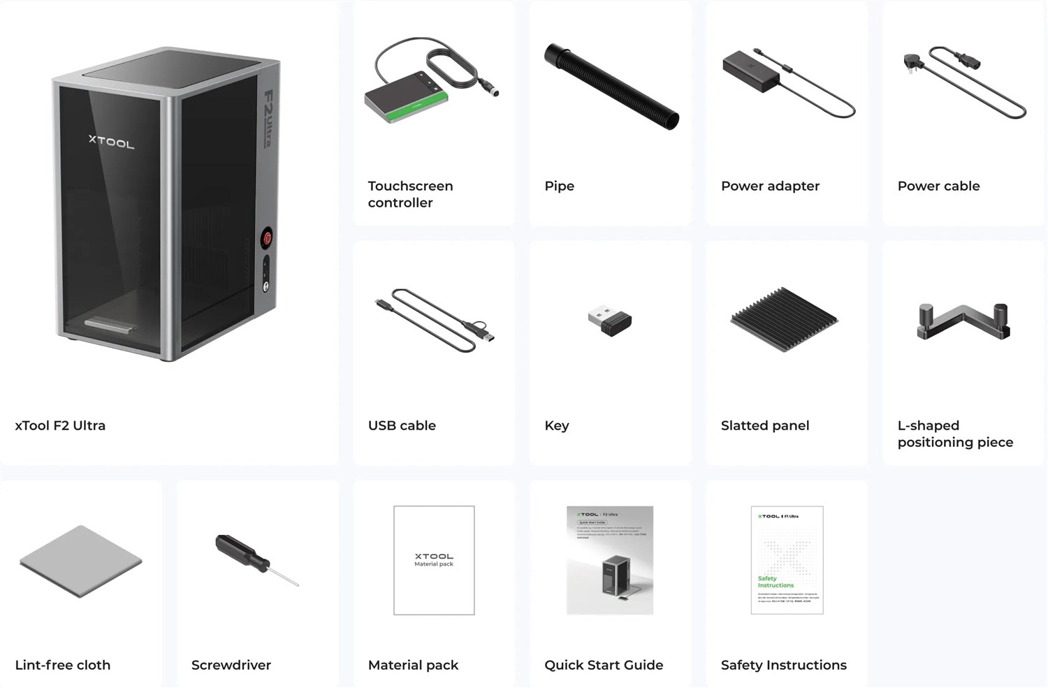 xTool F2 Ultra - 60W MOPA & 40W Diode Laser
