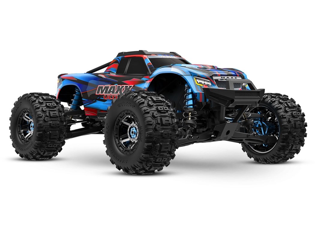 Traxxas Maxx ULT VXL-4S Borstlös 4WD TSM Blå