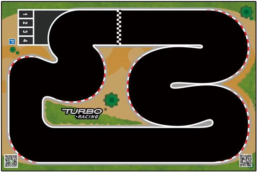 Turbo Racing Banmatta 120x80cm