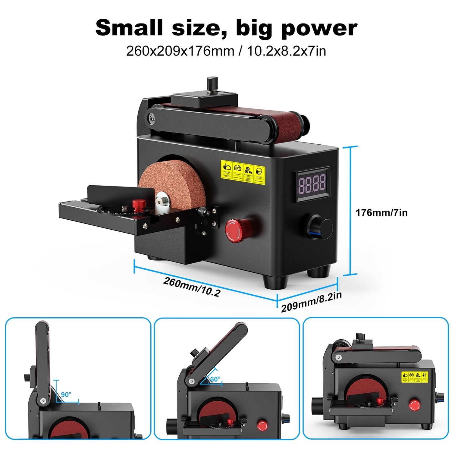 TwoTrees Multi-function Belt Sander