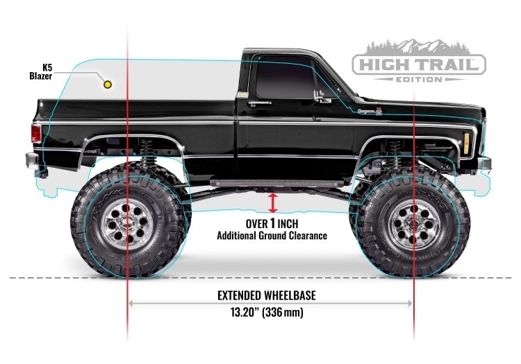 Traxxas TRX-4 Chevrolet K10 Silver 1/10 RTR