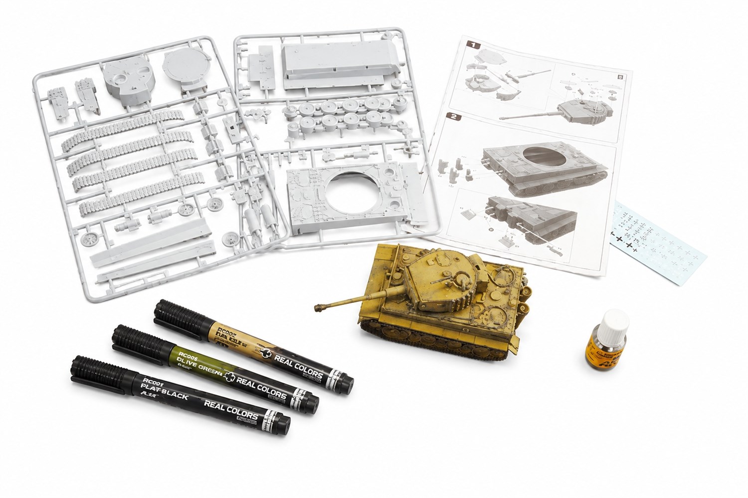 ITALERI 1:56 - VI Tiger I - Startsett