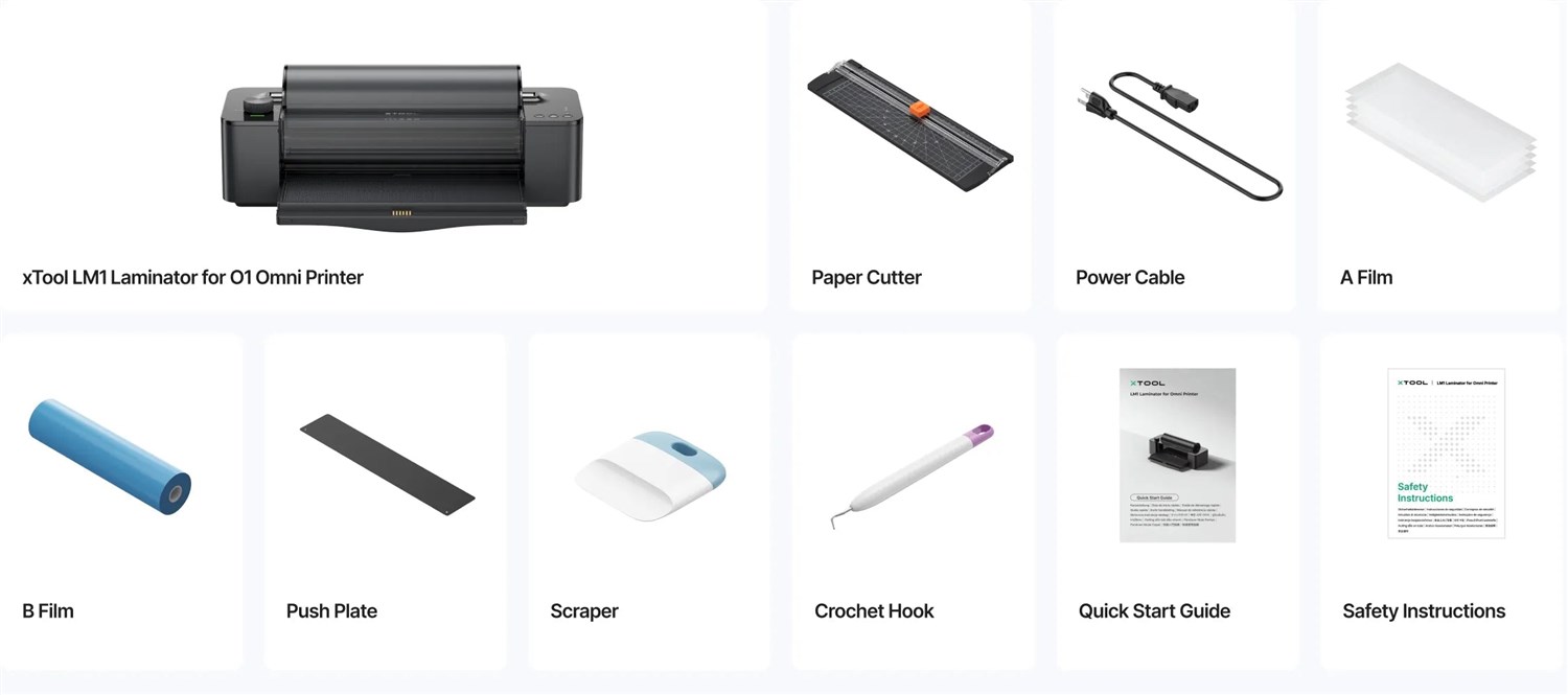 xTool LM1 Laminator for O1 Printer