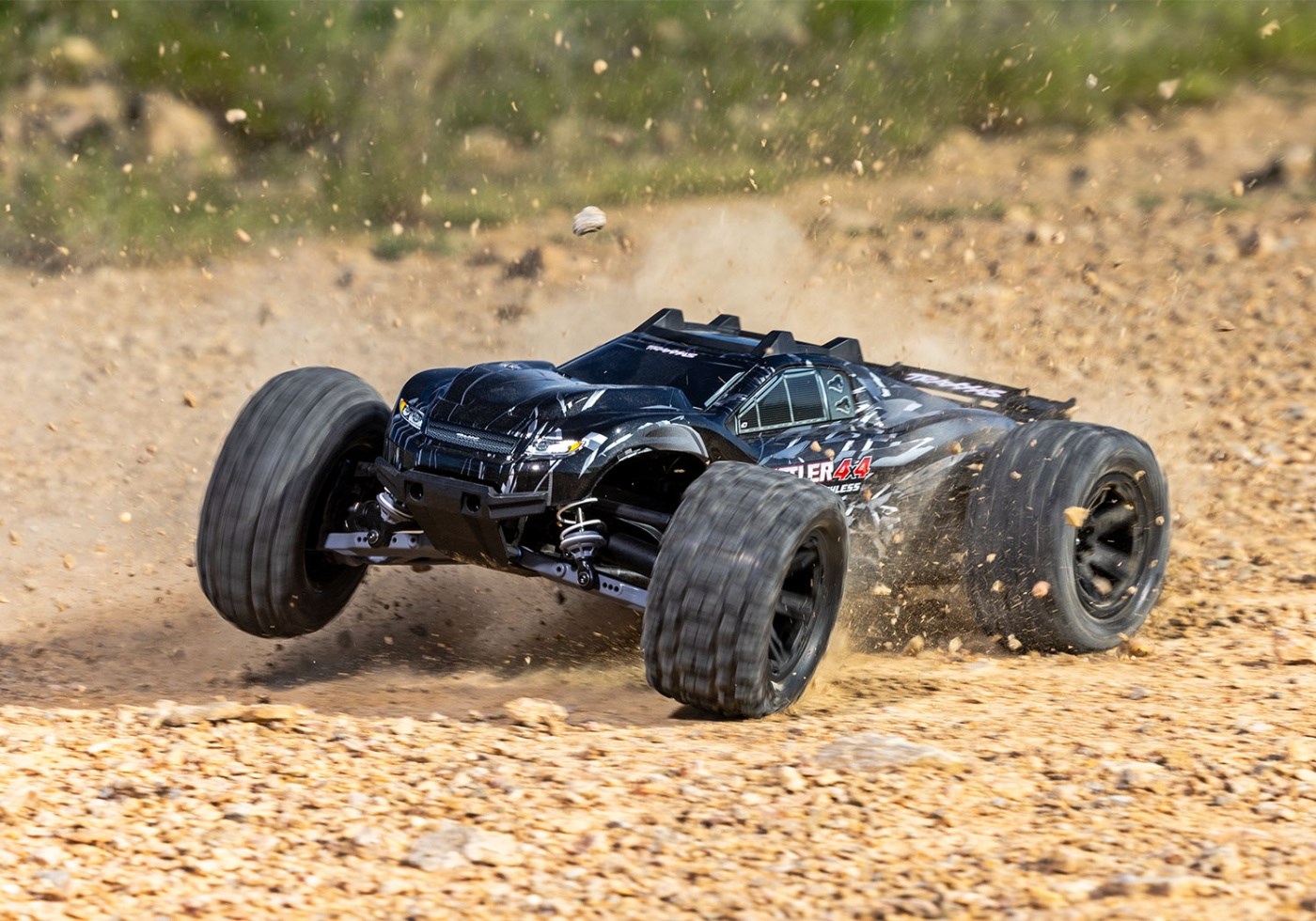 Traxxas Rustler 1/10 4WD BL 3S RTR Black