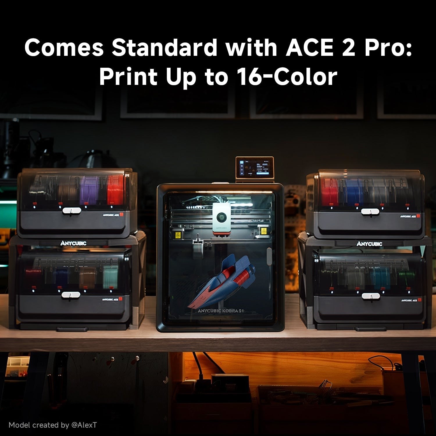 Anycubic Kobra S1 V2 Combo - 3D Printer