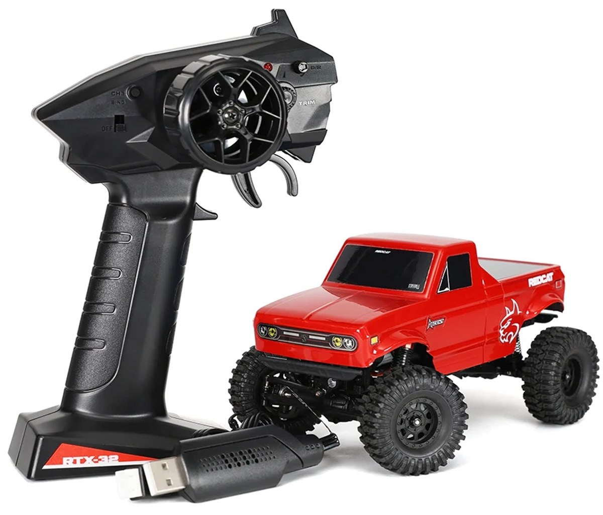 RedCat Ascent-32 V2 1/32 Rock Crawler Rød