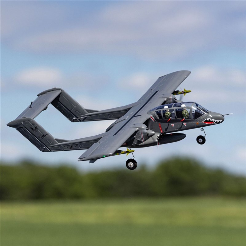 E-Flite Micro OV-10 Bronco 645mm BNF AS3X & SAFE