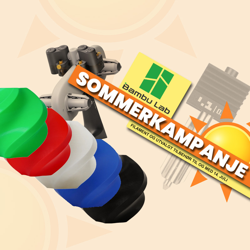 Bambu Lab Sommerkampanje Filament og tilbeh�r
