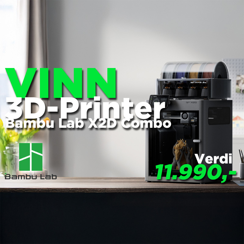 Vinn 3D-printer Bambu Lab X2D Combo