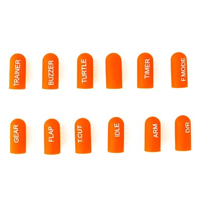 RadioMaster Silicon Switch Covers Short - Orange
