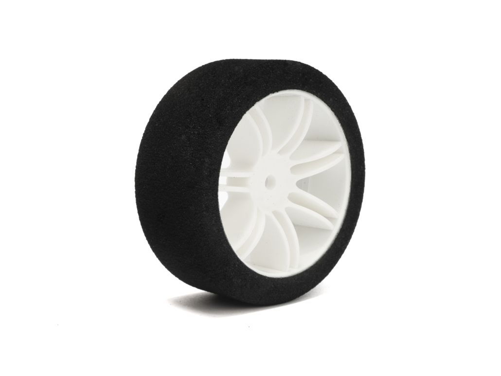 Hotrace 1/10 Front Foam Shore 35 White Rim (2)